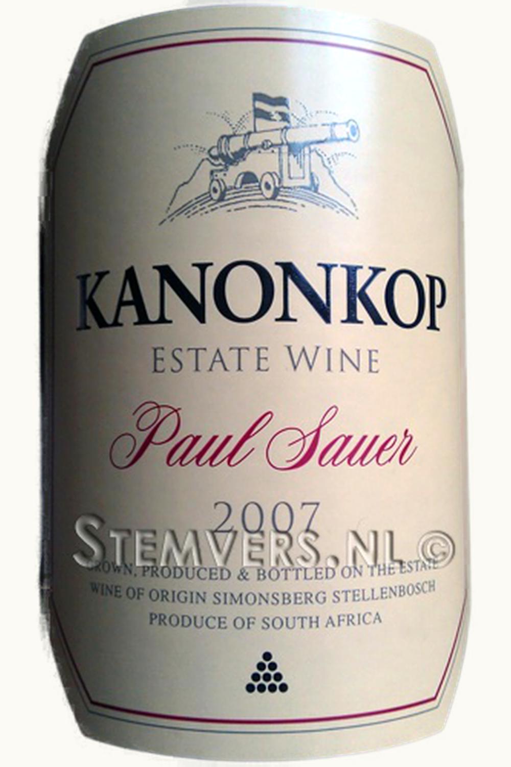 Kanonkop Kanonkop Paul Sauer, 2007