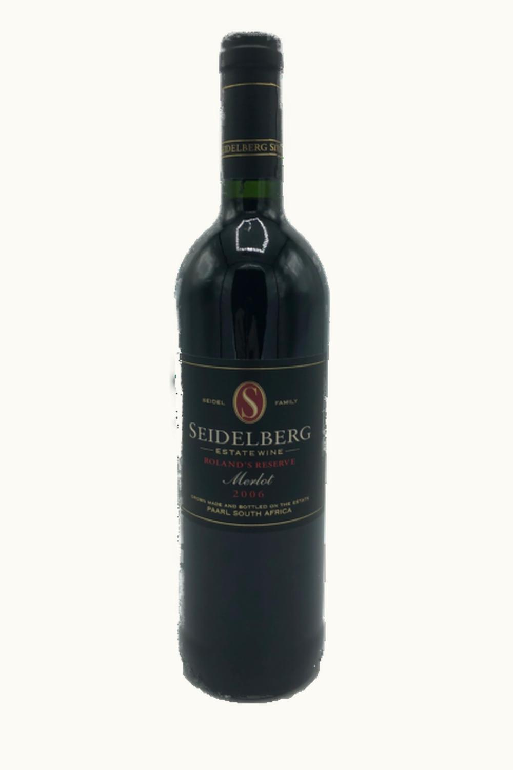 Seidel Roland Rsrv Merlot Seidel Roland Rsrv Merlot Paarl Coastal Western Cape South Africa, 2006