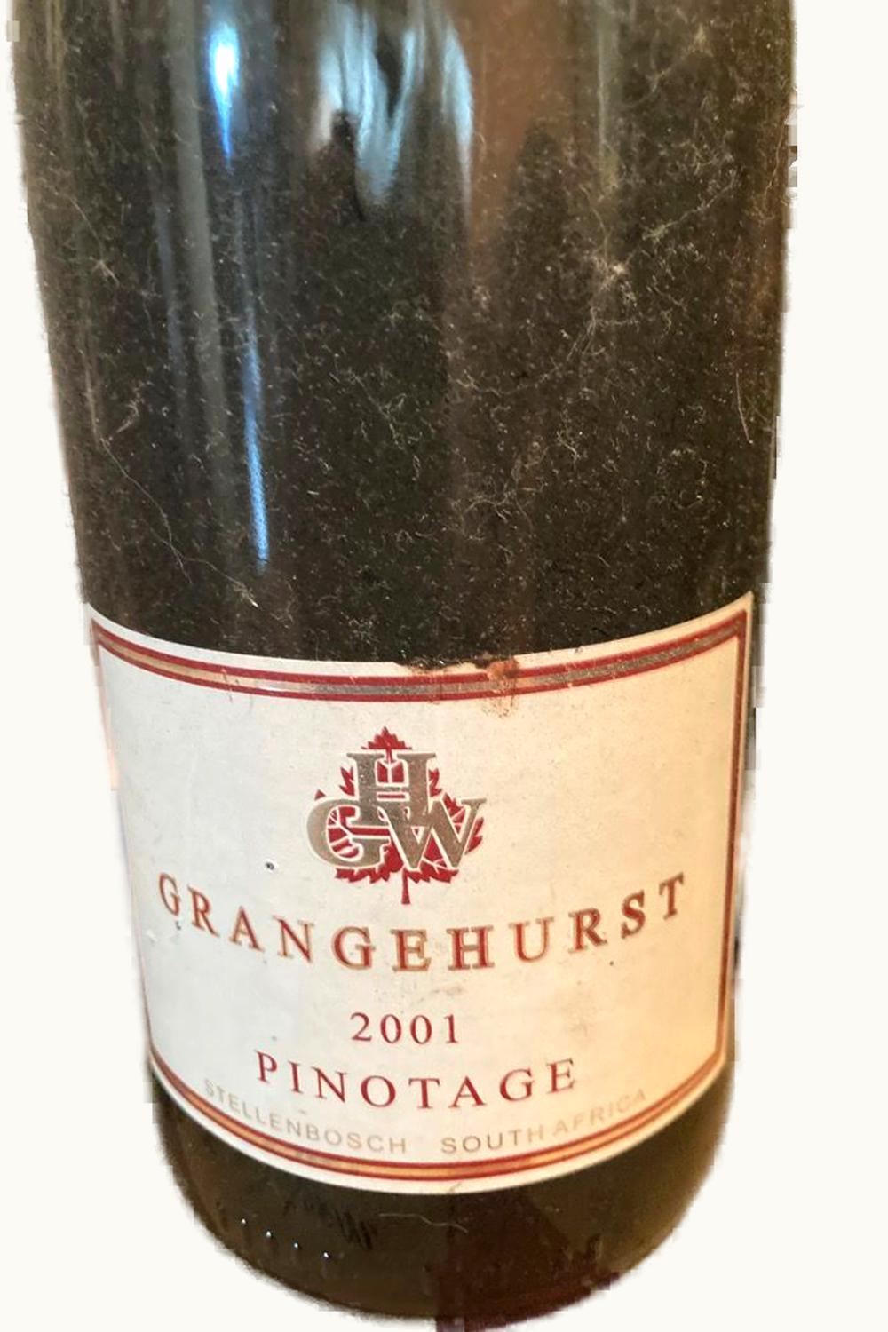 Grangehurst Grangehurst Pinotage, 2001