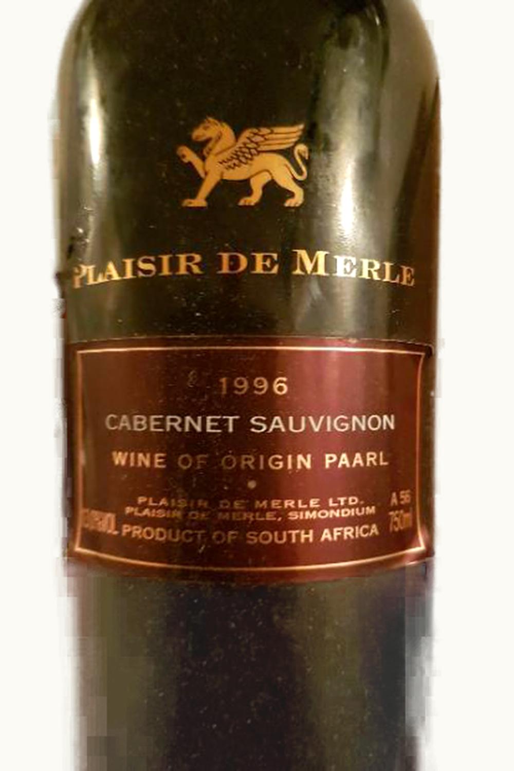Plaisir de Merle Plaisir de Merle Cab Sauv, 1997