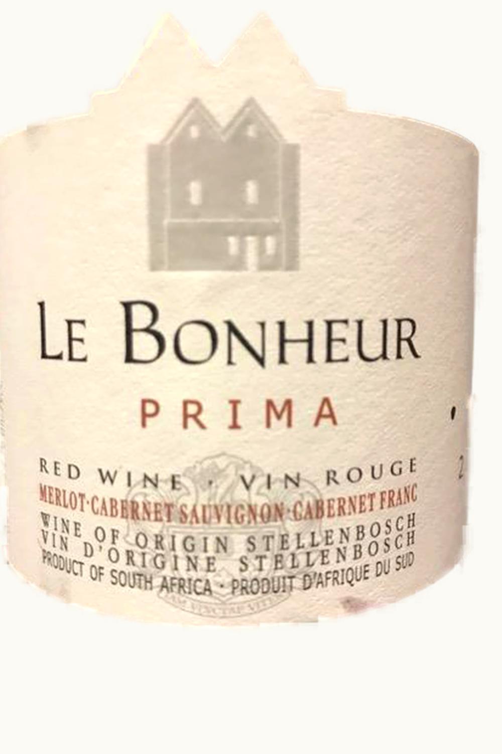 Le Bonheur Estate Le Bonheur Estate Prima, 1997