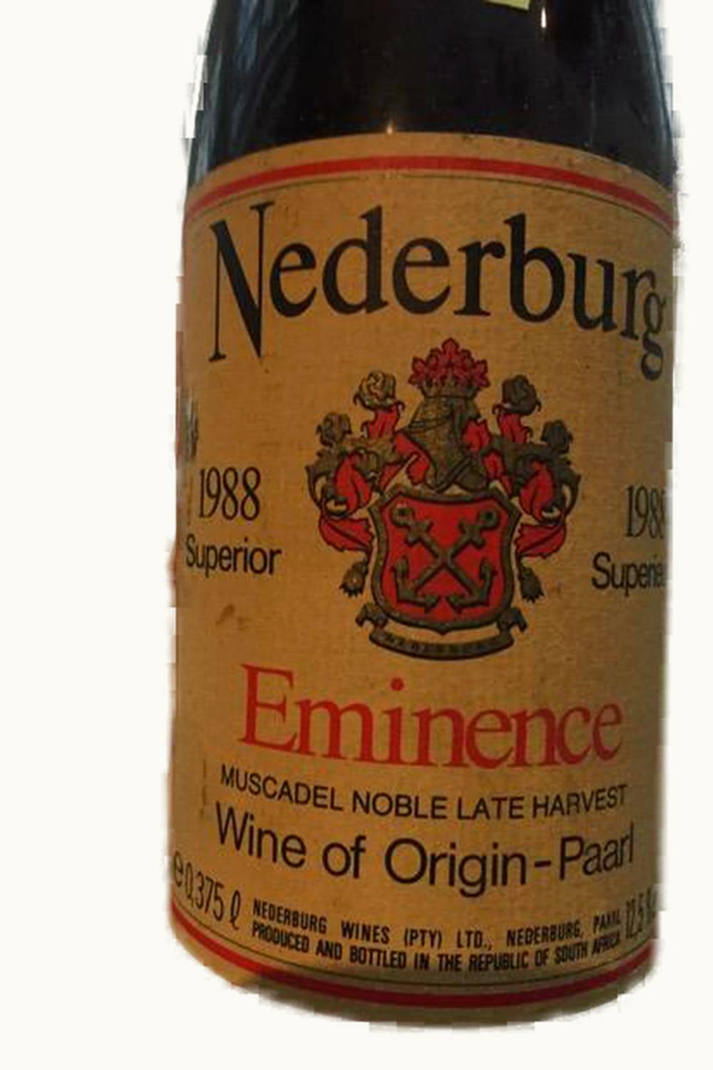 Nederburg Nederburg The Winemaster Noble Late Harvest, 1991