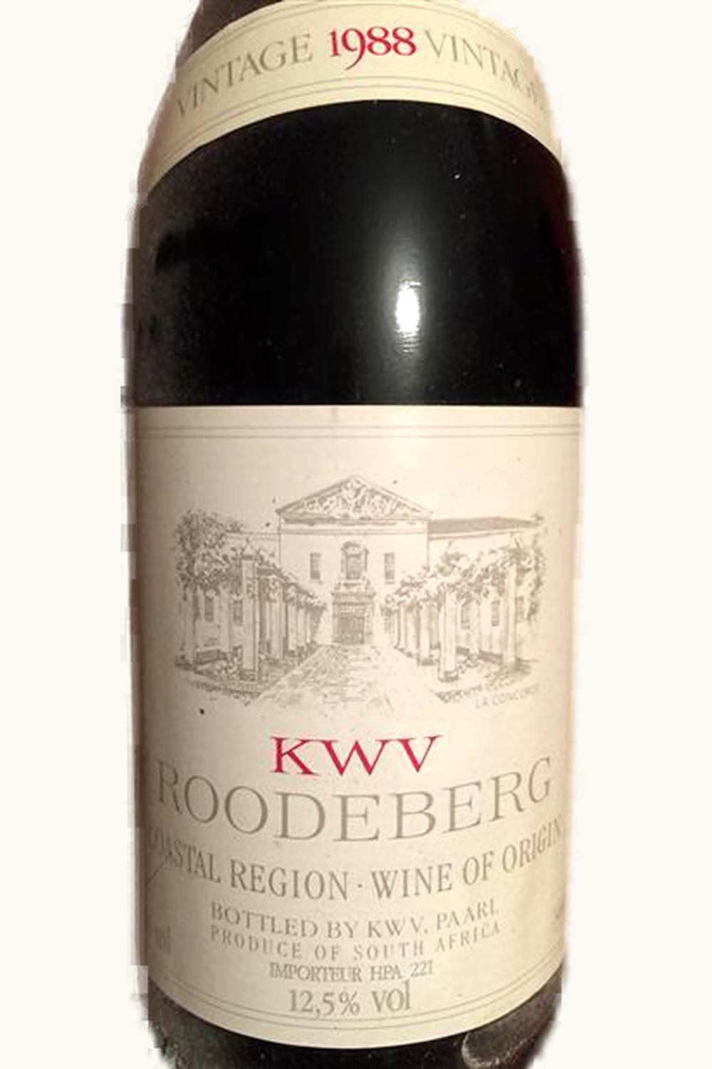 KWV KWV Roodeberg Red, 1988