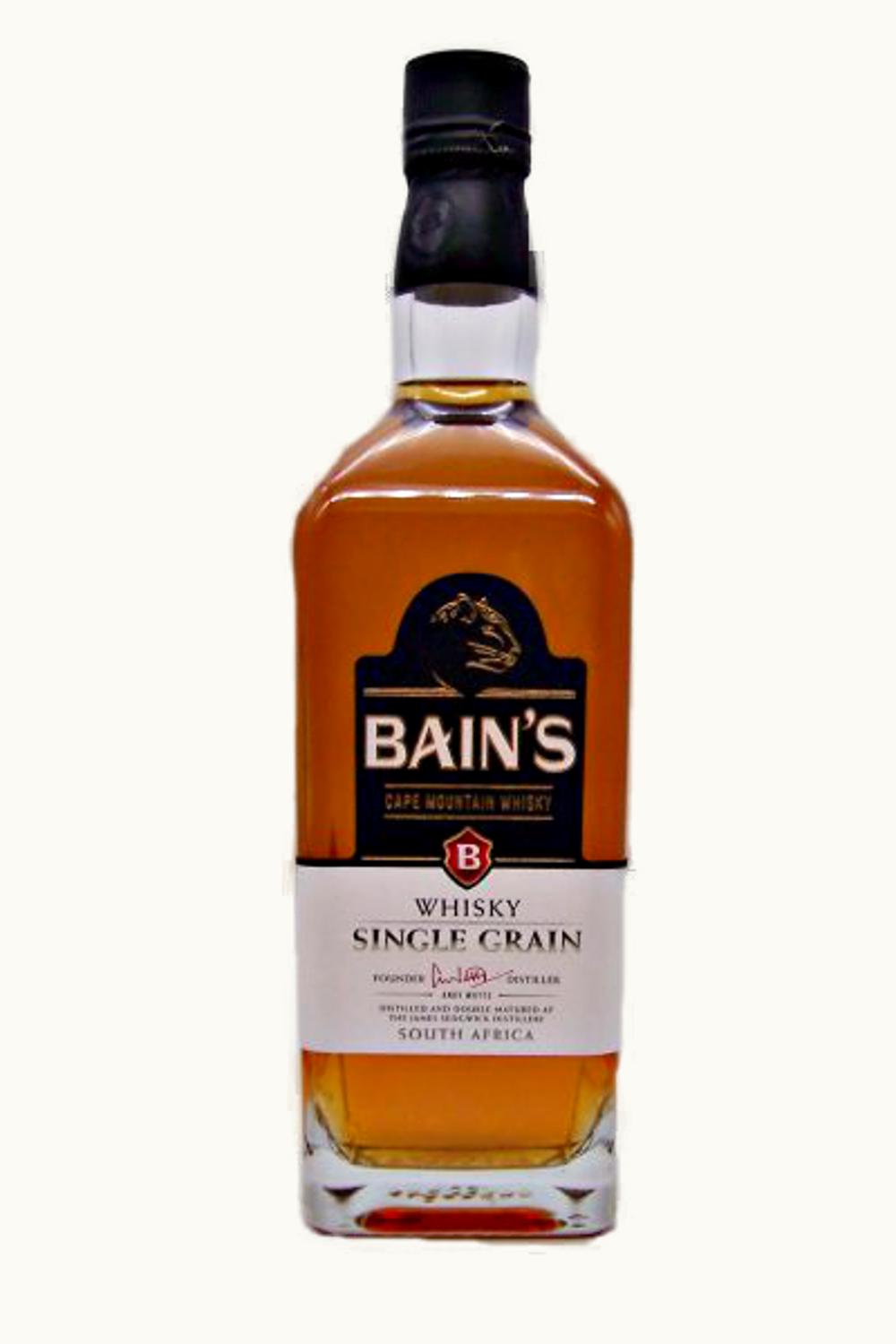 Bains Bains Cape Mnt Single Grain Whisky, 1986