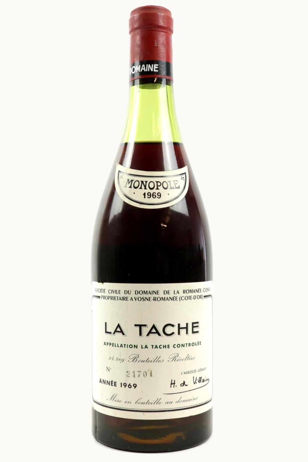 Domaine de la Romanée-Conti Domaine de la Romanée-Conti La Tâche Grand Cru Monopole, 1969