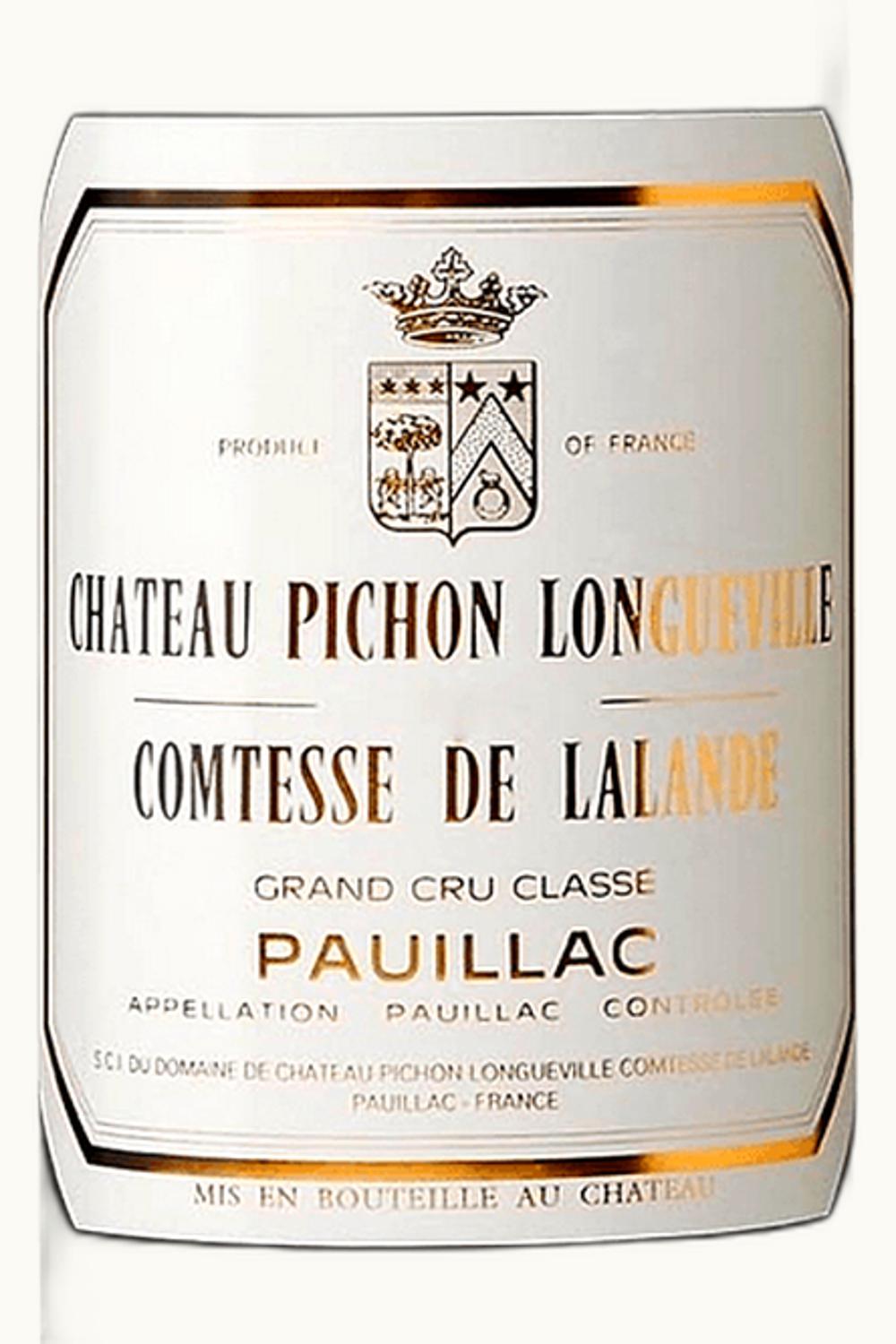 Château Pichon Longueville Comtesse de Lalande Château Pichon Longueville Comtesse de Lalande Pauillac, 1969