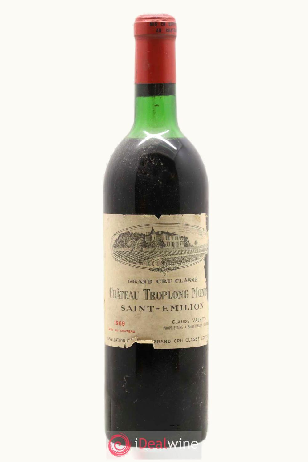 Château Troplong-Mondot Château Troplong-Mondot St-Émilion Grand Cru, 1969