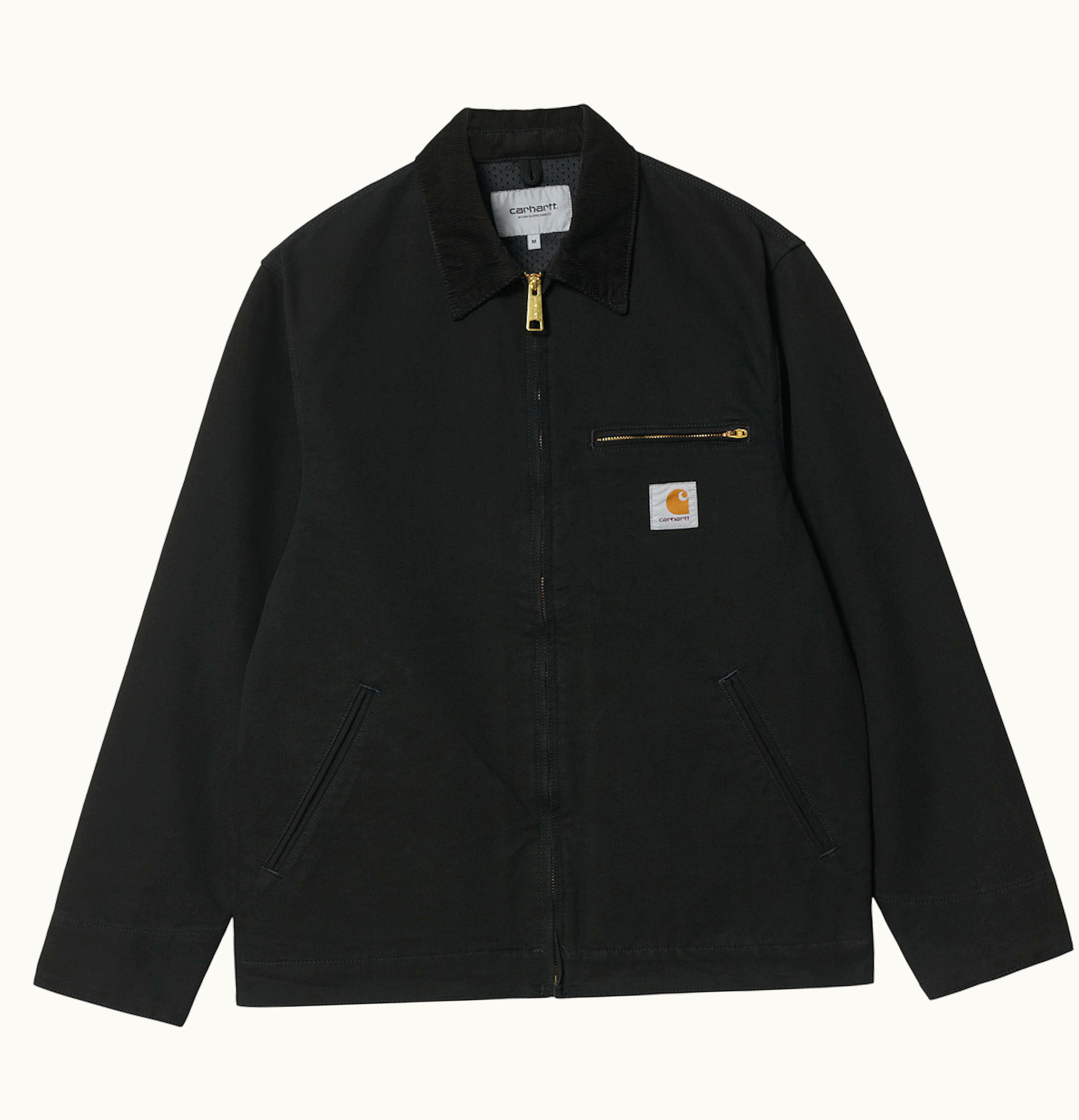 Carhartt WIP Carhartt WIP Detroit Dearborn Canvas 12oz Summer Jacket Black