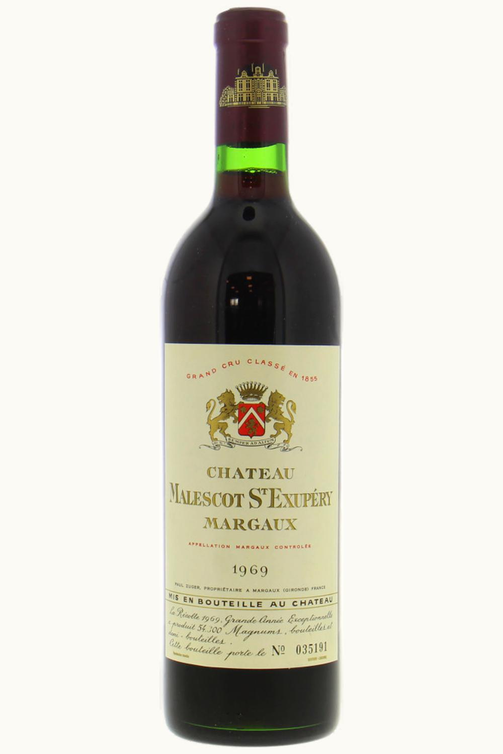 Château Malescot Saint-Exupéry Château Malescot Saint-Exupéry Margaux, 1969