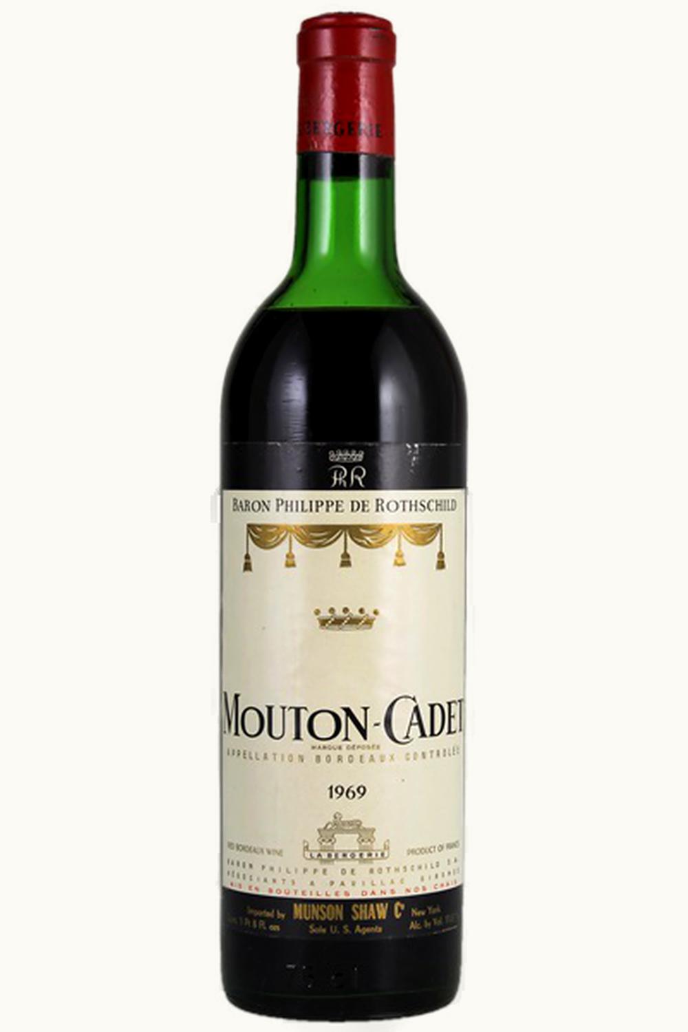 Baron Philippe de Rothschild Baron Philippe de Rothschild Mouton Cadet Bordeaux, 1969