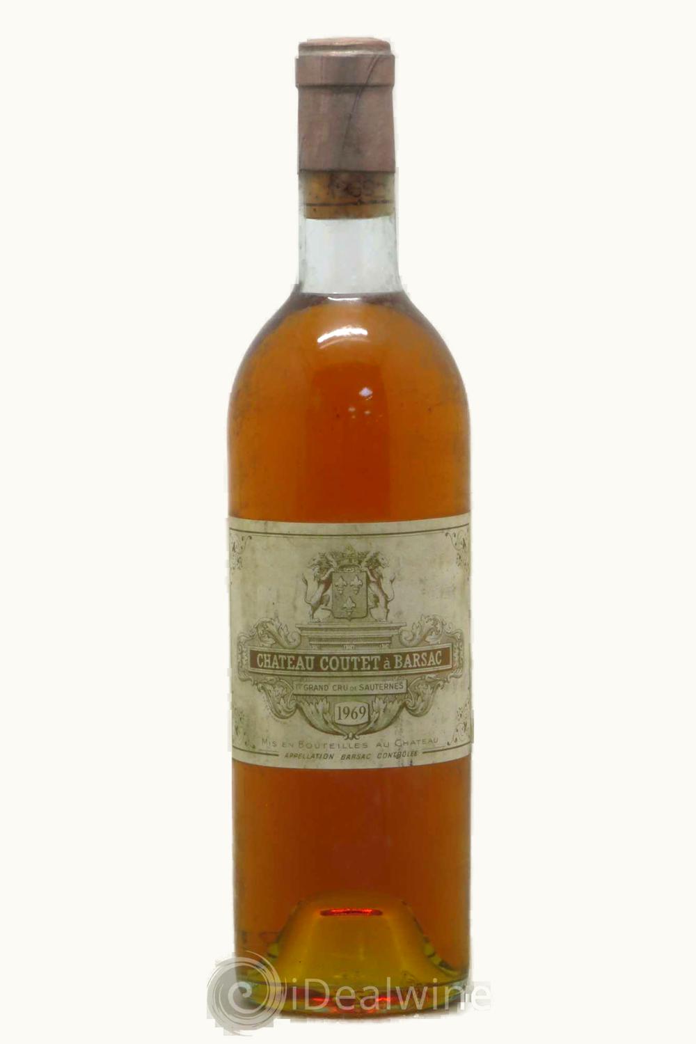 Château Coutet Château Coutet Barsac Sauternes, 1969