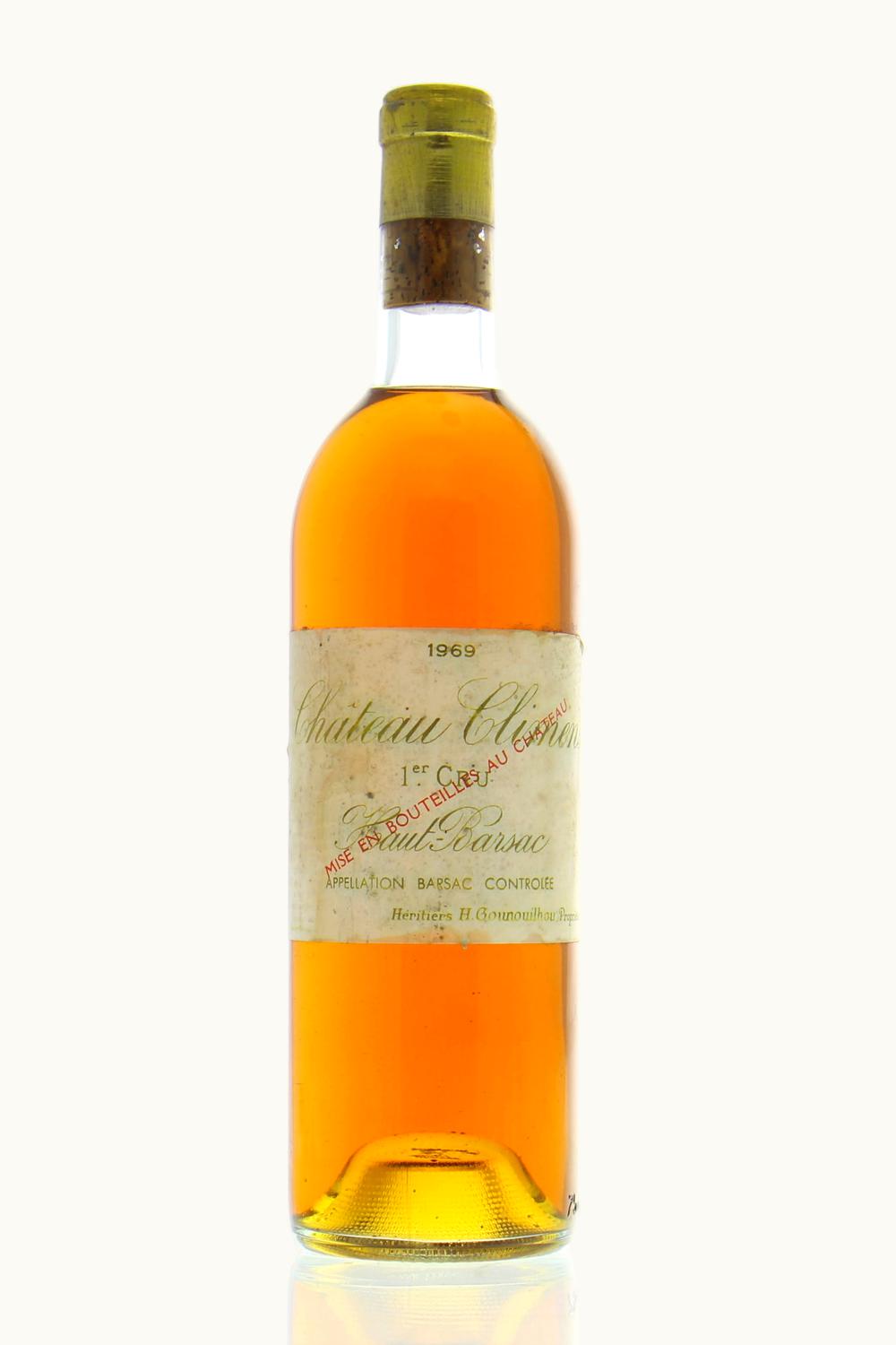 Château Climens Château Climens Barsac Sauternes, 1969