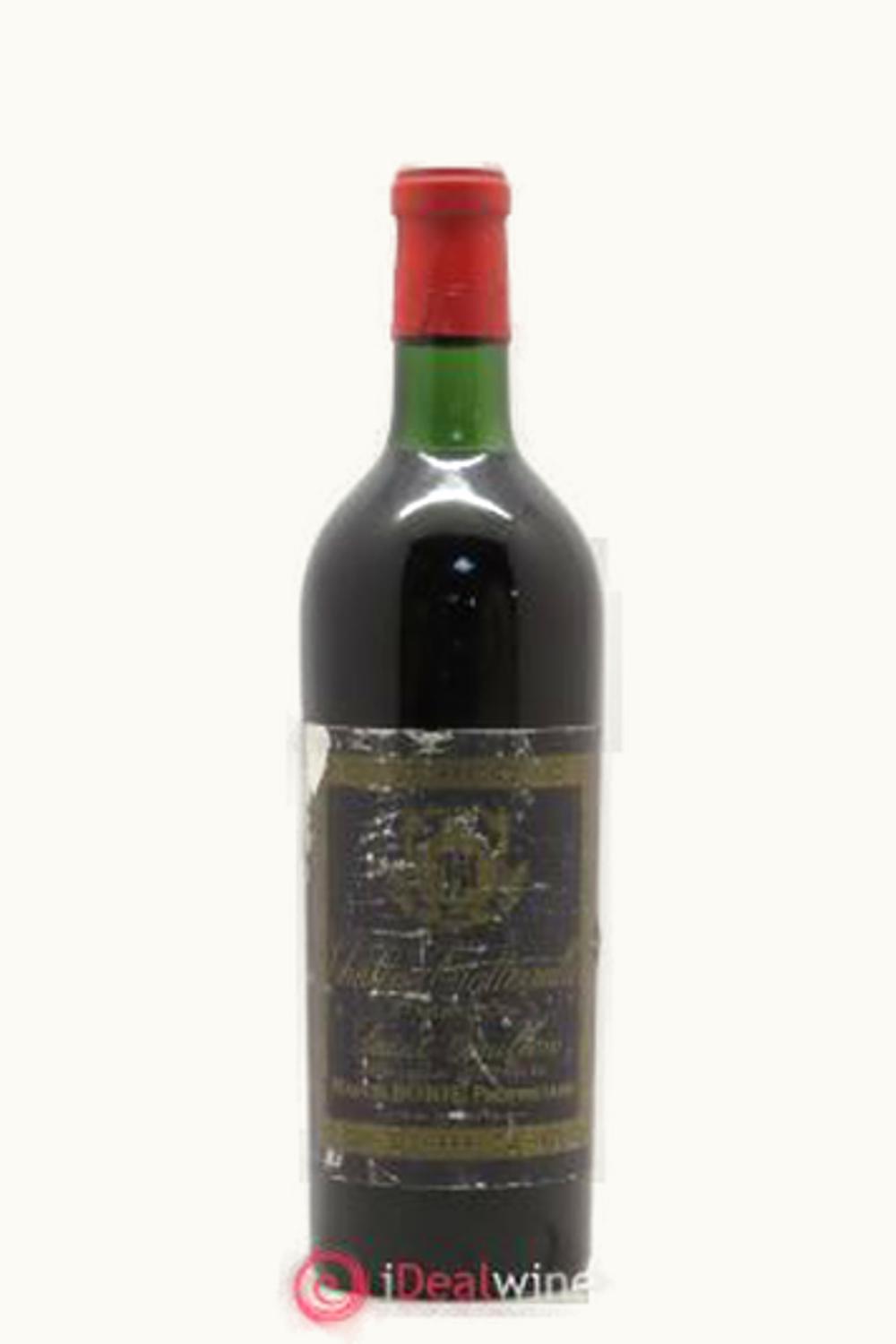 Trotte Vieilles Trotte Vieilles St-Émilion Grand Cru, 1969