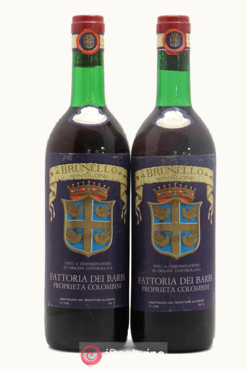Fattoria dei Barbi Fattoria dei Barbi DOCG Brunello di Montalcino, 1969