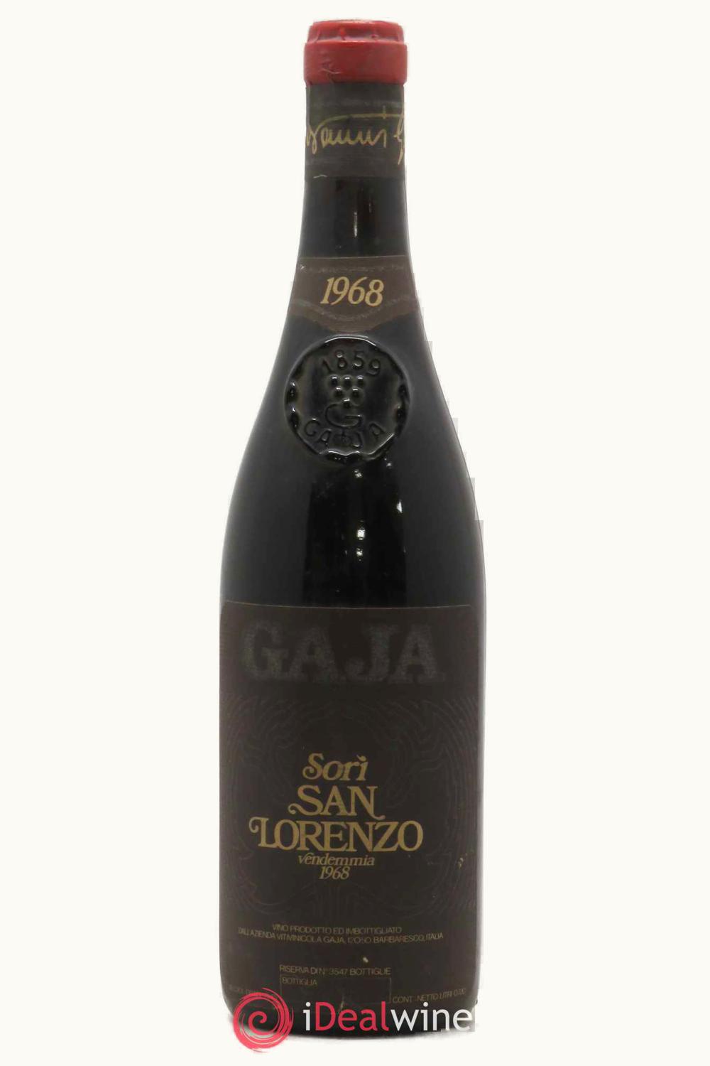 Gaja Gaja Sori San Lorenzo Barbaresco, 1968