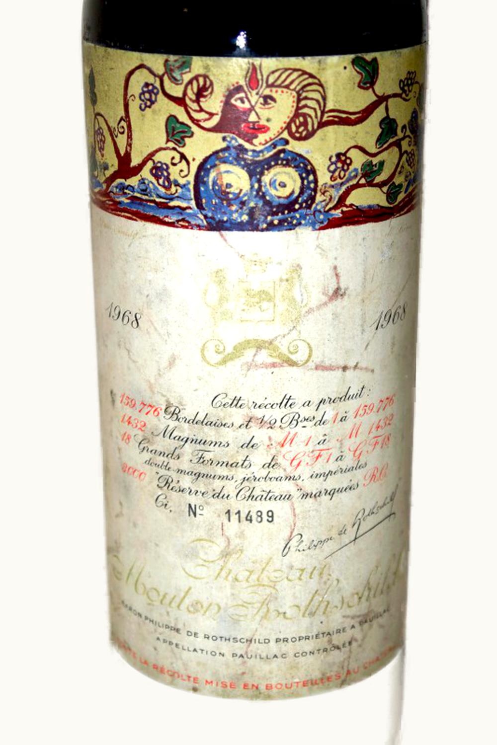 Château Mouton Rothschild Pauillac, 1968