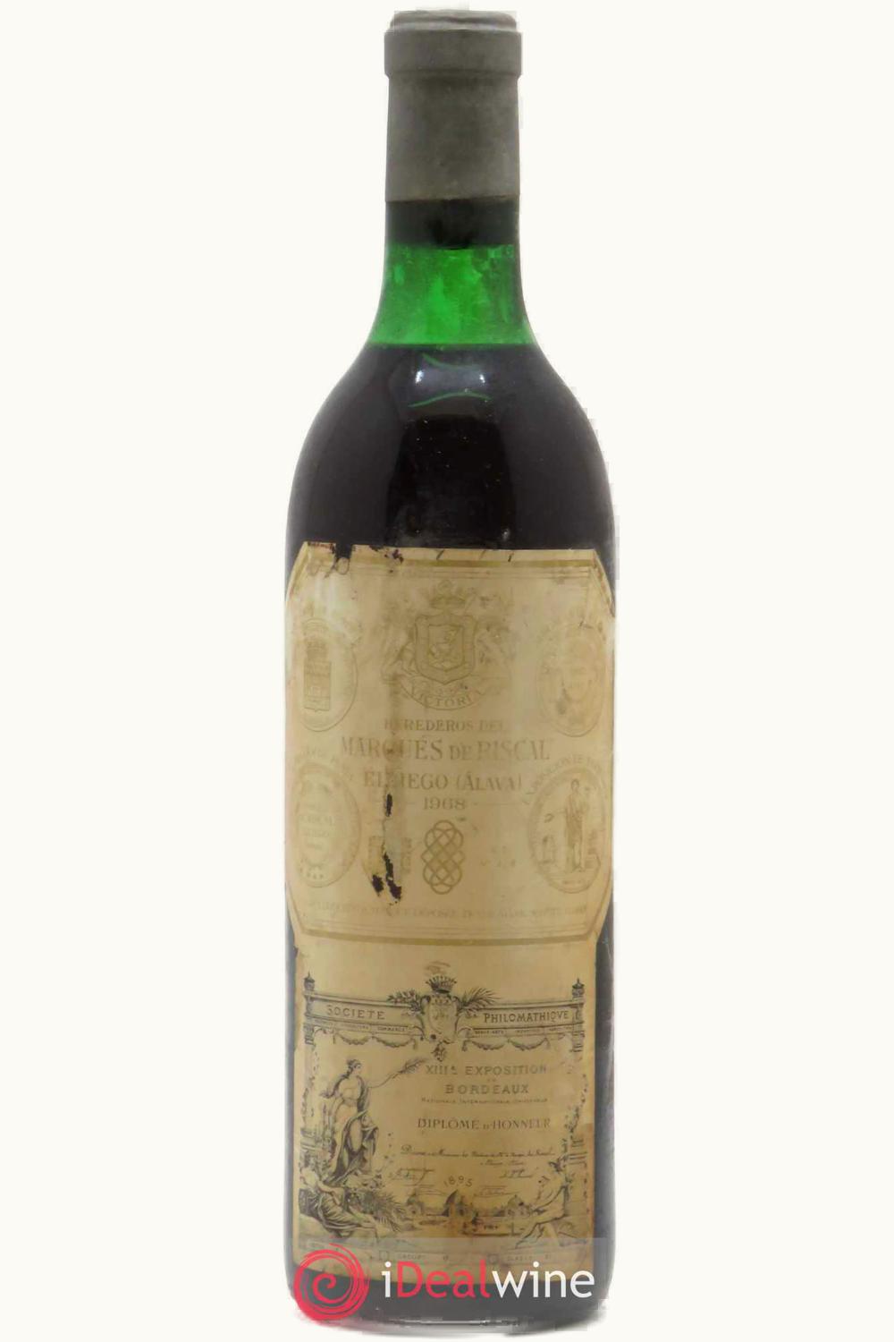 Marqués de Riscal Marqués de Riscal Gran Reserva DOCa Rioja, 1968