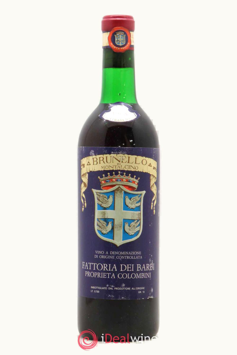 Fattoria dei Barbi Fattoria dei Barbi Riserva DOCG Brunello di Montalcino, 1968