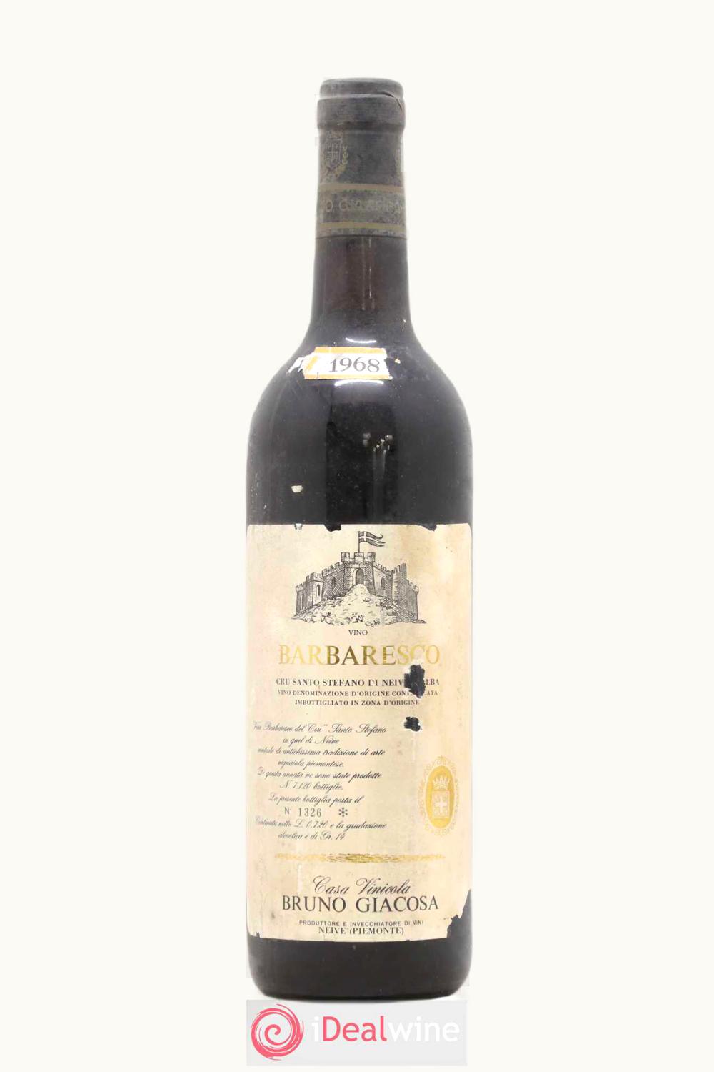 Bruno Giacosa Bruno Giacosa DOCG Barolo, 1968