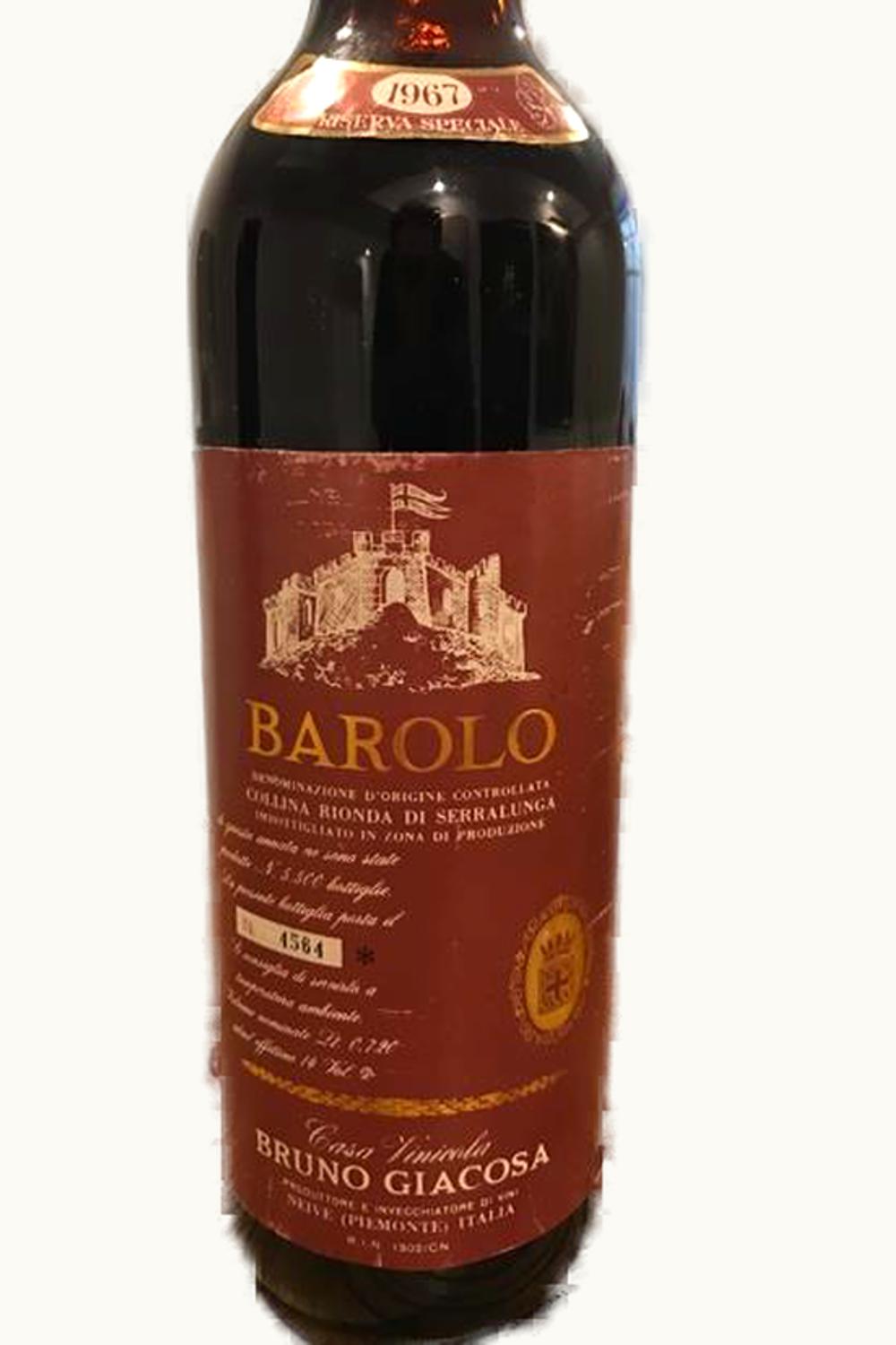 Bruno Giacosa Bruno Giacosa Collina Rionda DOCG Barolo, 1968