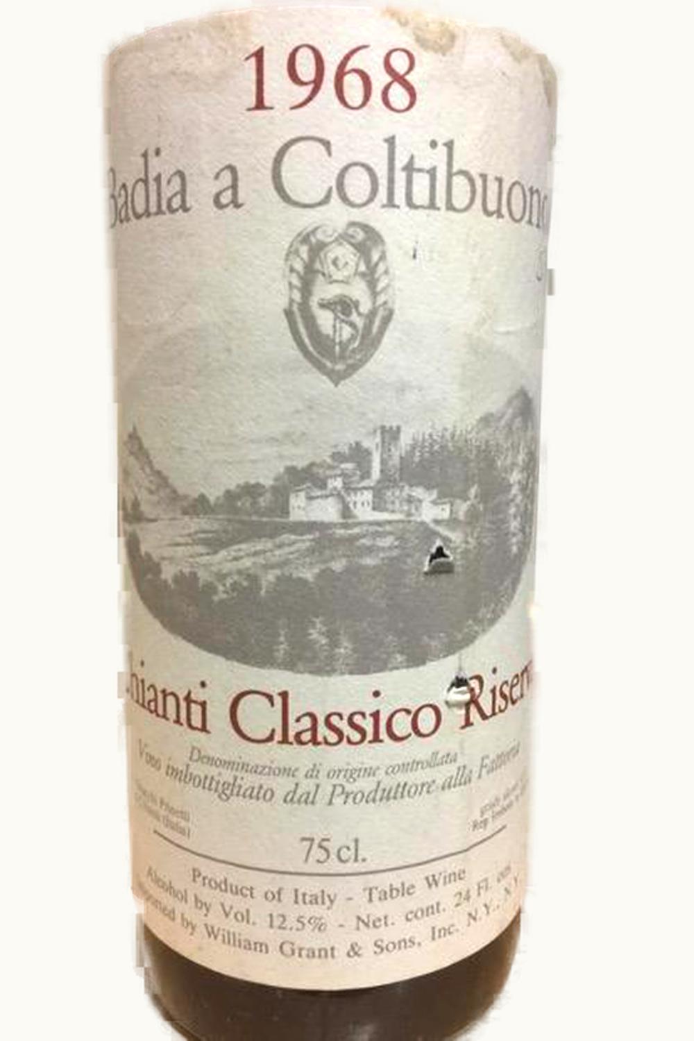 Badia a Coltibuono Badia a Coltibuono Riserva DOCG Chianti Classico, 1968