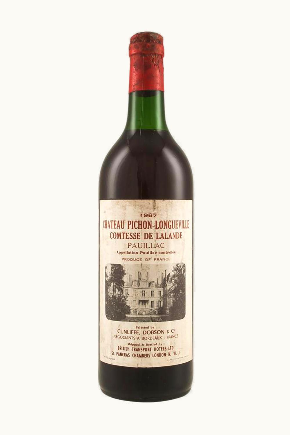 Château Pichon Longueville Comtesse de Lalande Pauillac, 1967