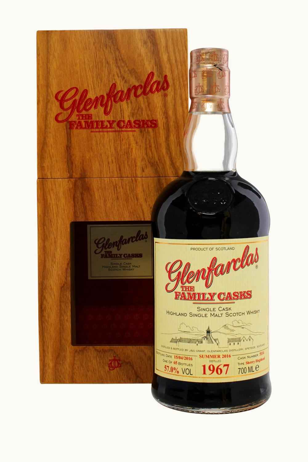 Glenfarclas The Family Cask Single Vintage Malt Scotch Whisky, 1967