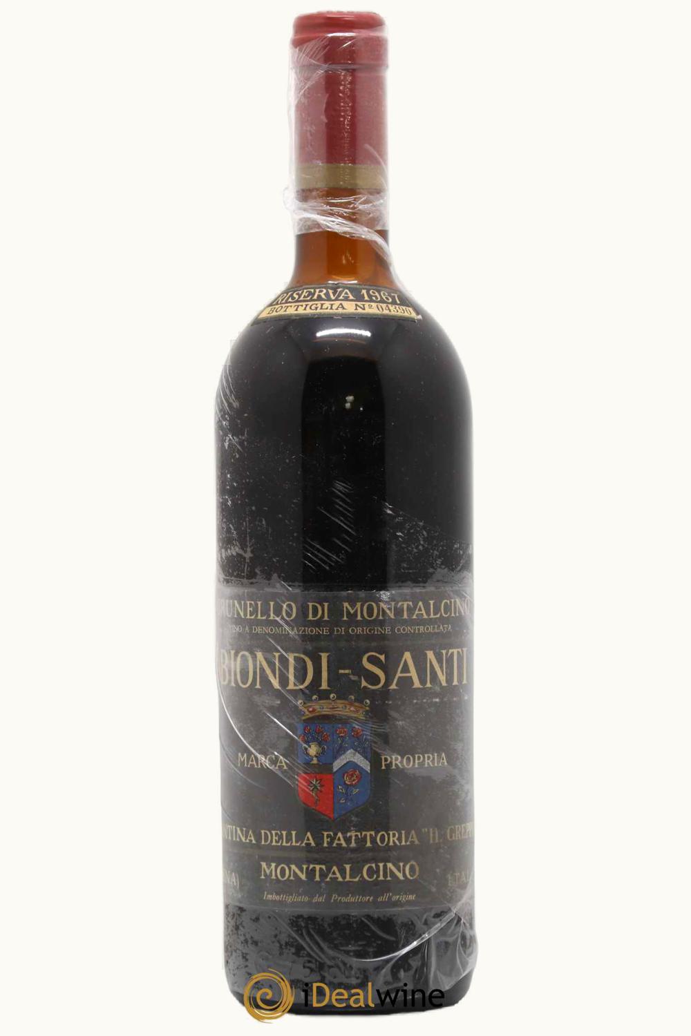 Biondi Santi Riserva Brunello di Montalcino, 1967