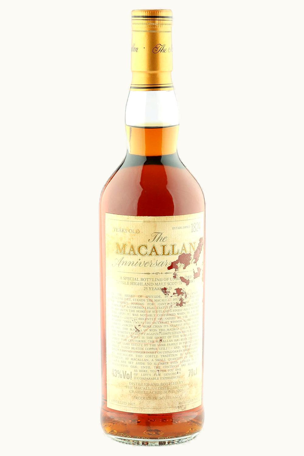 The Macallan The Macallan Sherry Oak 25 Year Old Single Malt Scotch Whisky, 1967