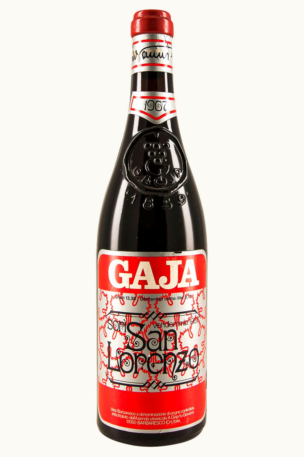 Gaja Sori San Lorenzo Gaja Sori San Lorenzo Barbaresco, 1967