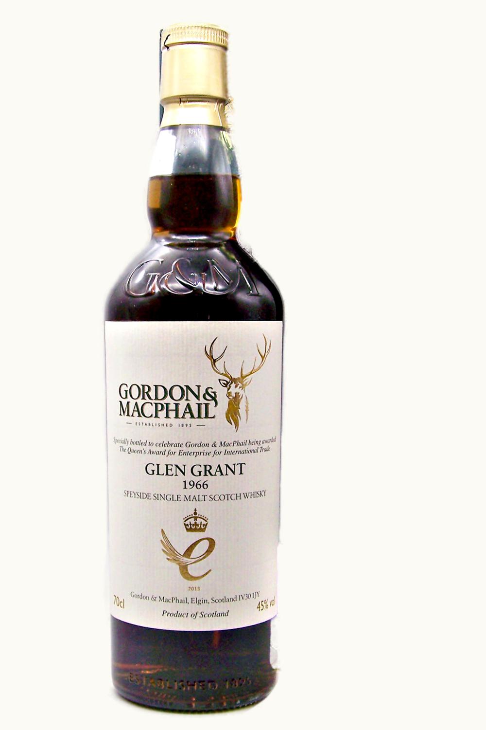 Gordon & MacPhail Glen Grant Vintage Single Malt Scotch Whisky, 1966
