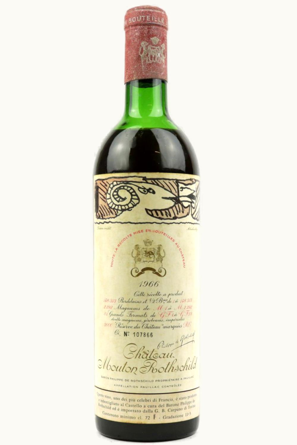 Château Mouton Rothschild Pauillac, 1966