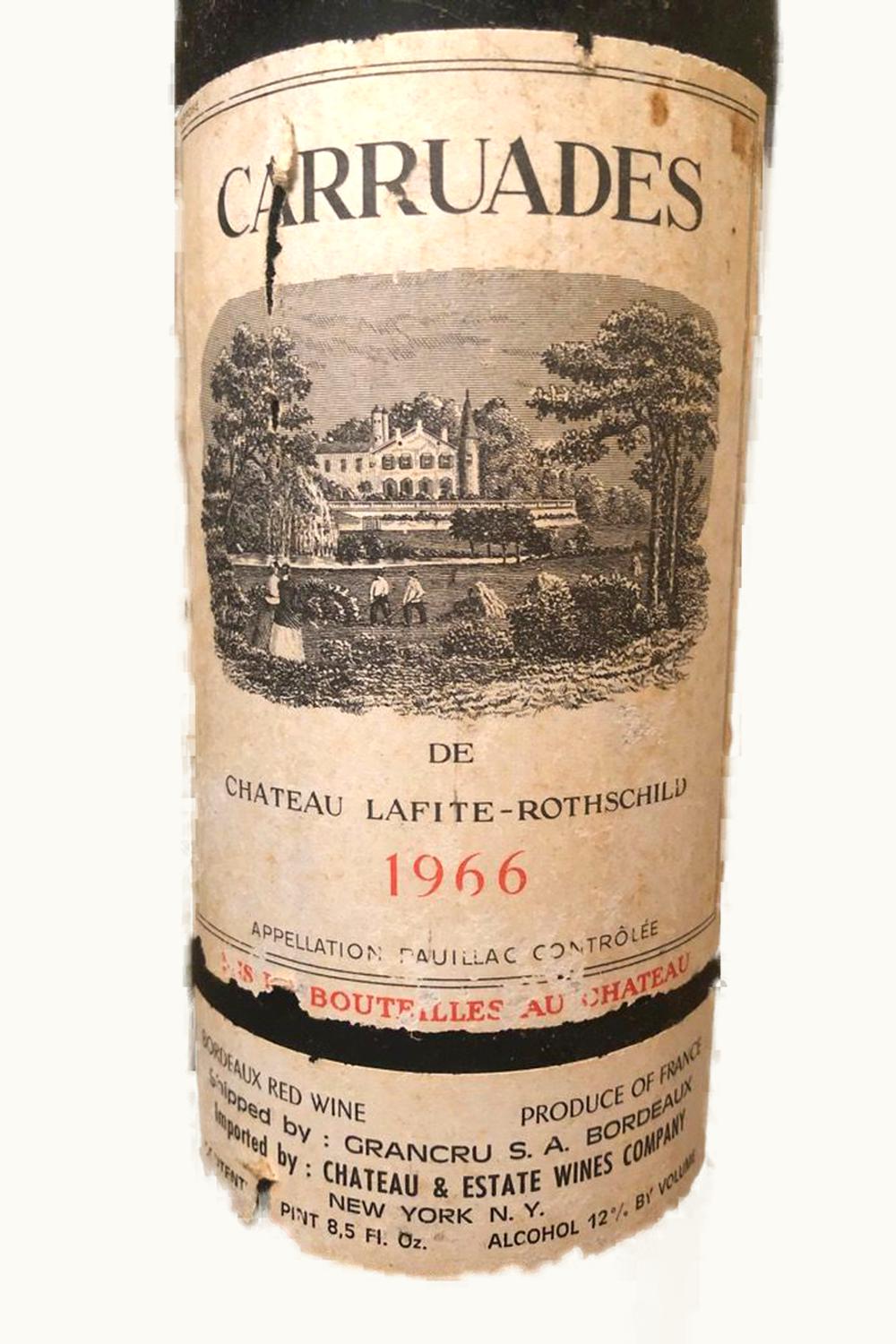 Château Lafite Rothschild Carruades de Pauillac, 1966