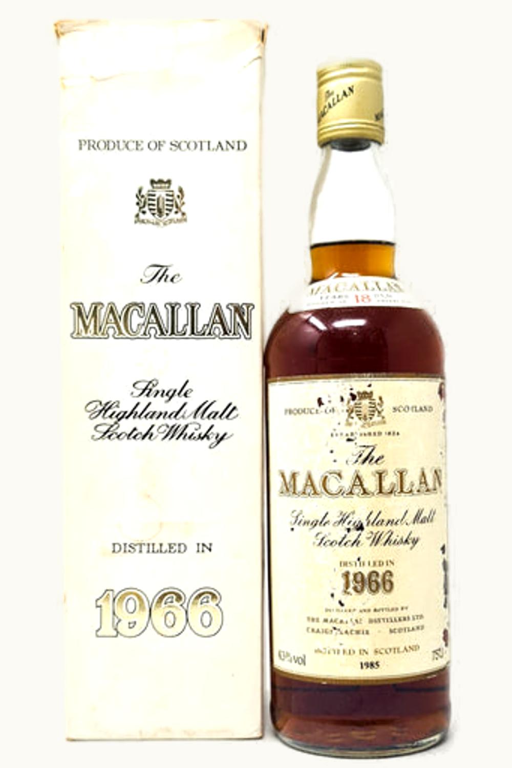 The Macallan Fine & Rare Vintage Single Malt Scotch Whisky, 1966