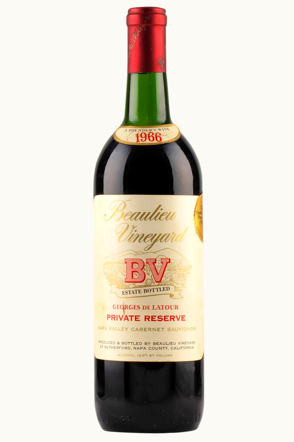 Beaulieu Vineyard George de Latour Private Reserve Cabernet Sauvignon, 1966