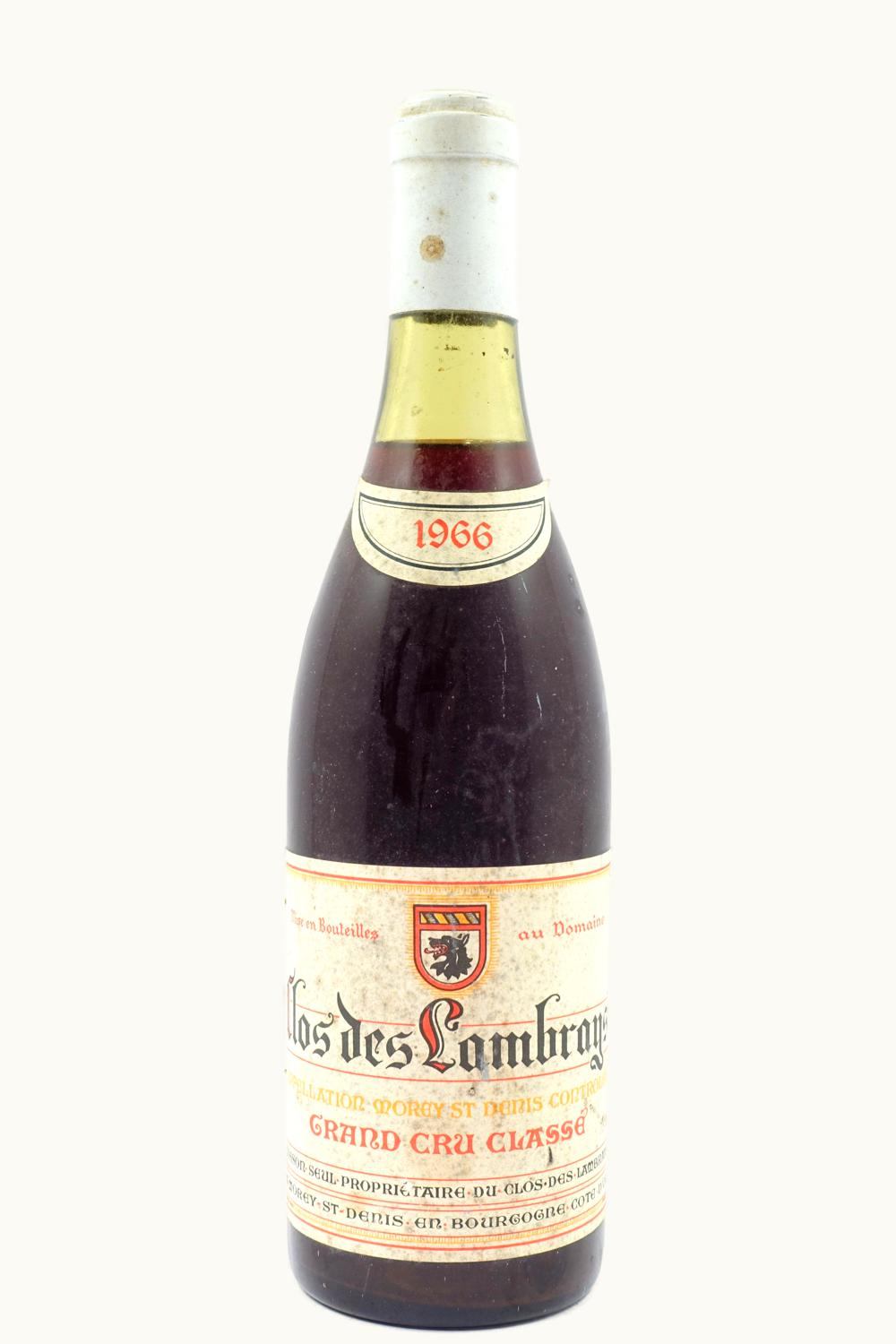 Domaine de Lambrays Clos de la Roche Grand Cru Côte de Nuits, 1966