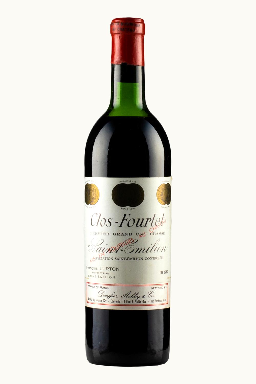 Château Clos Fourtet Saint-Émilion, 1966