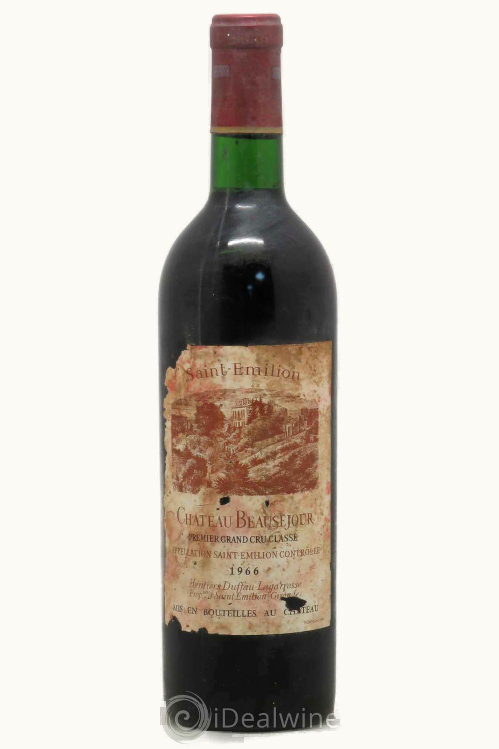 Duffau La Garosse Beau-Séjour Saint-Émilion, 1966