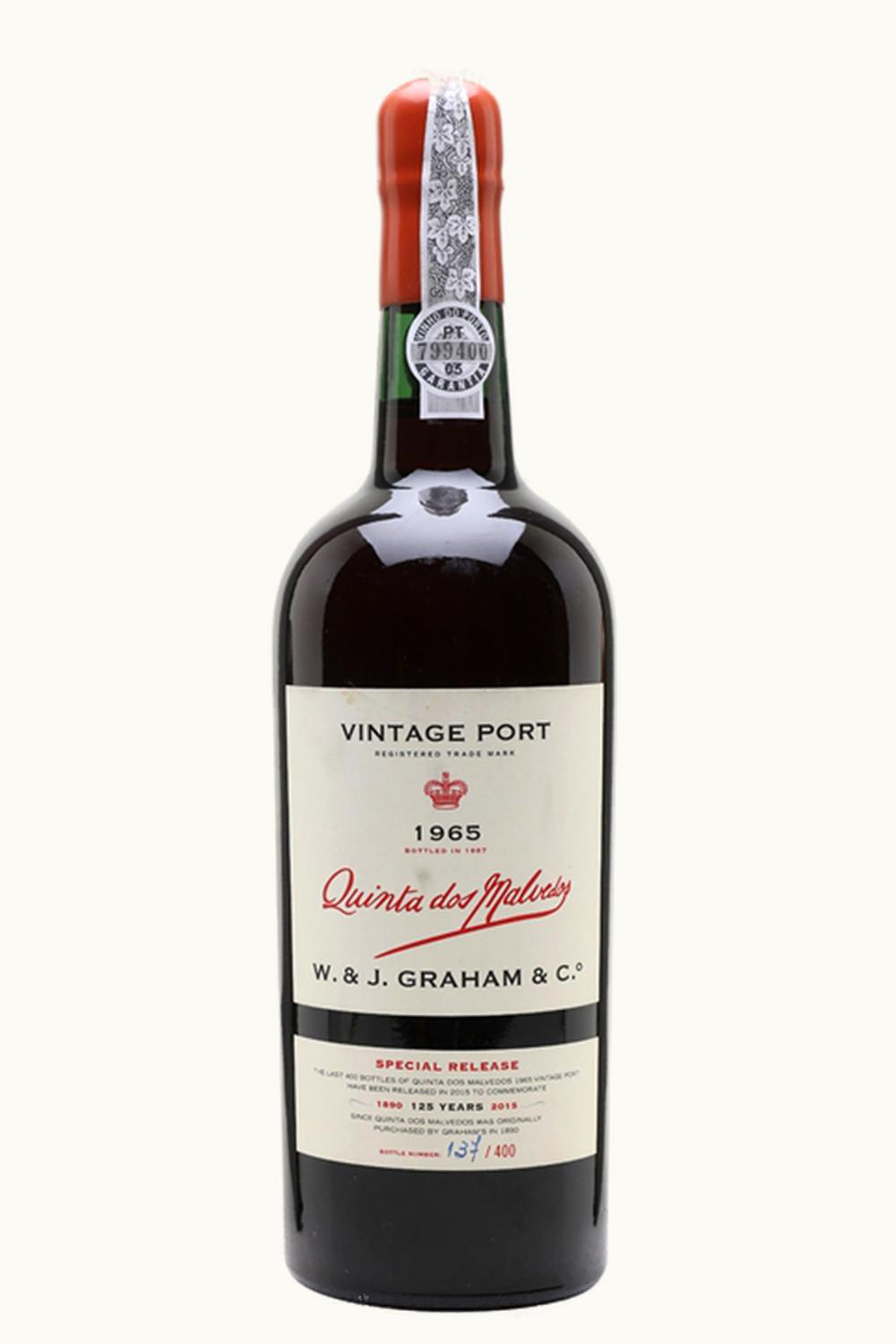 W. & J. Graham's Quinta dos Malvedos Vintage Port, 1965