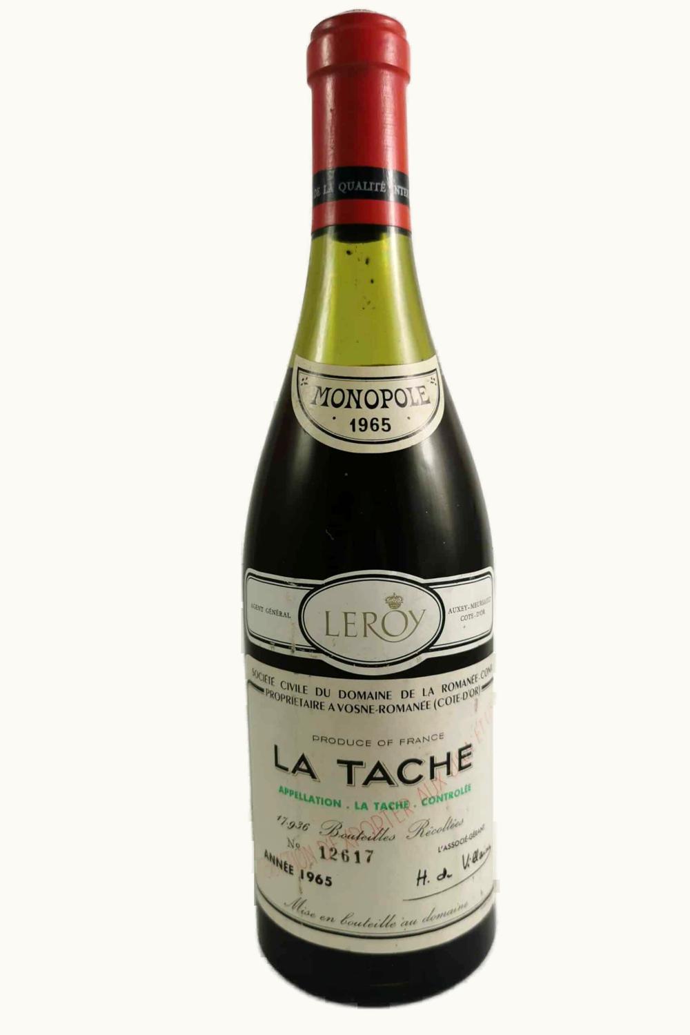 Domaine de la Romanée-Conti La Tâche Grand Cru Monopole, 1965