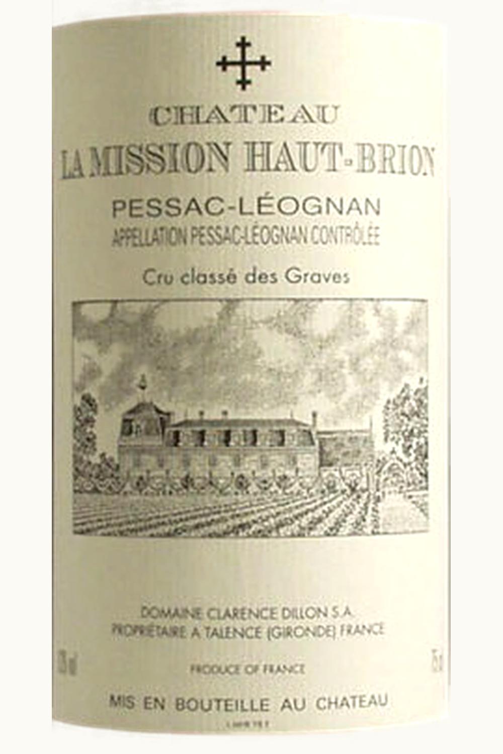 Château La Mission Haut-Brion Pessac-Léognan, 1965