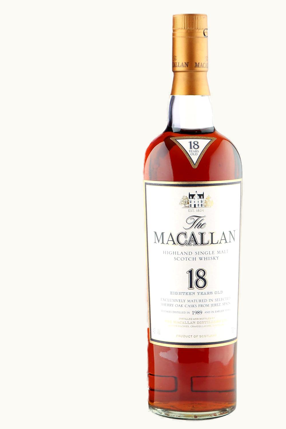 The Macallan 18 Year Old Sherry Oak Single Malt Scotch Whisky, 1965