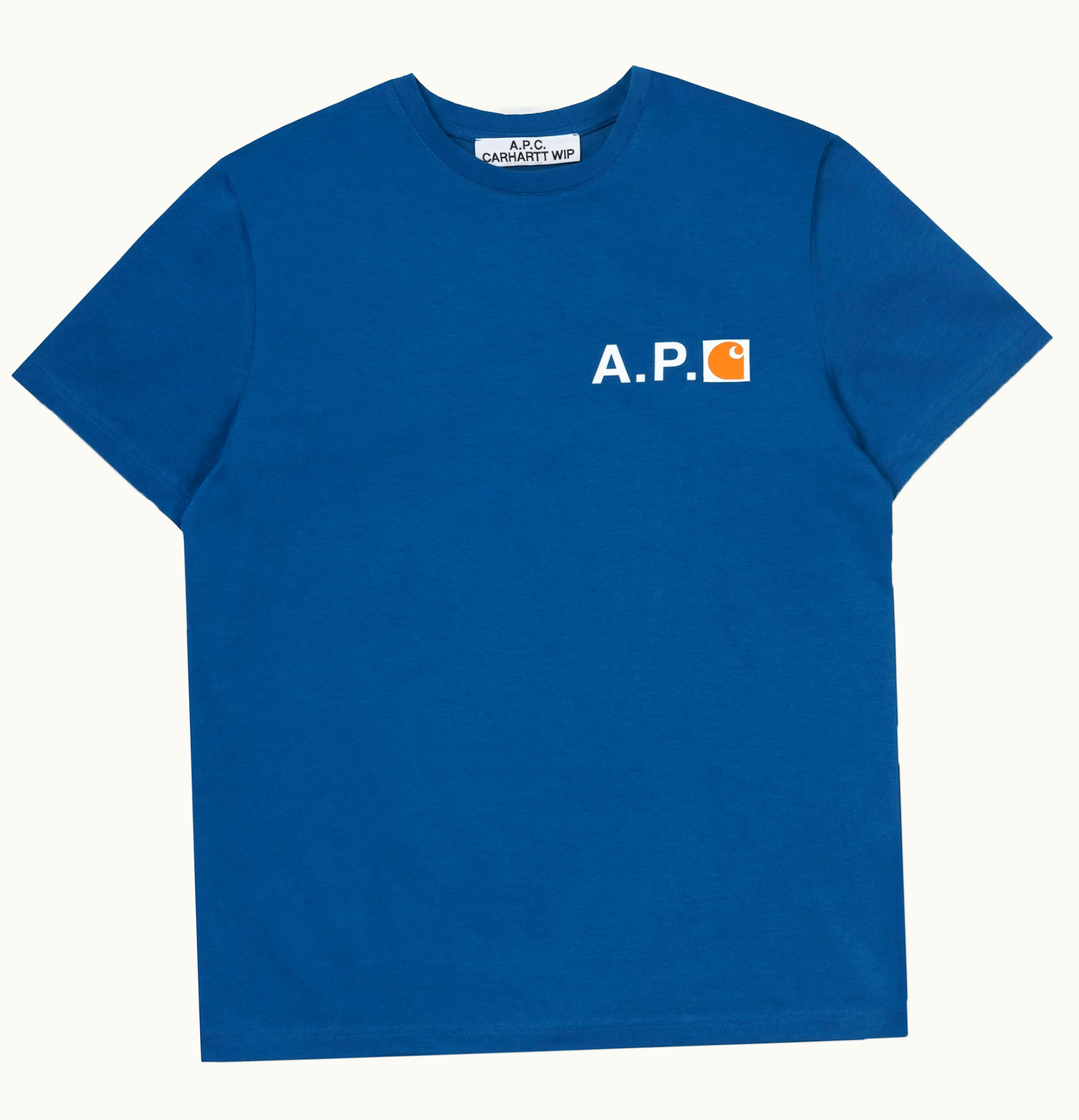 Carhartt WIP Carhartt WIP x APC Fire T Shirt Royal Blue