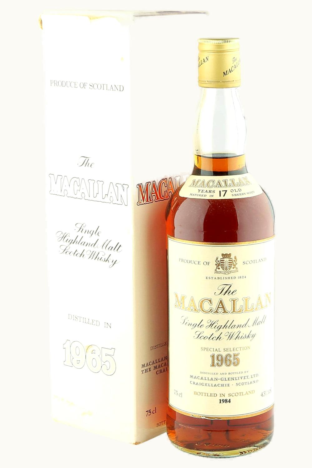 The Macallan The Macallan Fine Oak 17 Year Old Single Malt Scotch Whisky, 1965