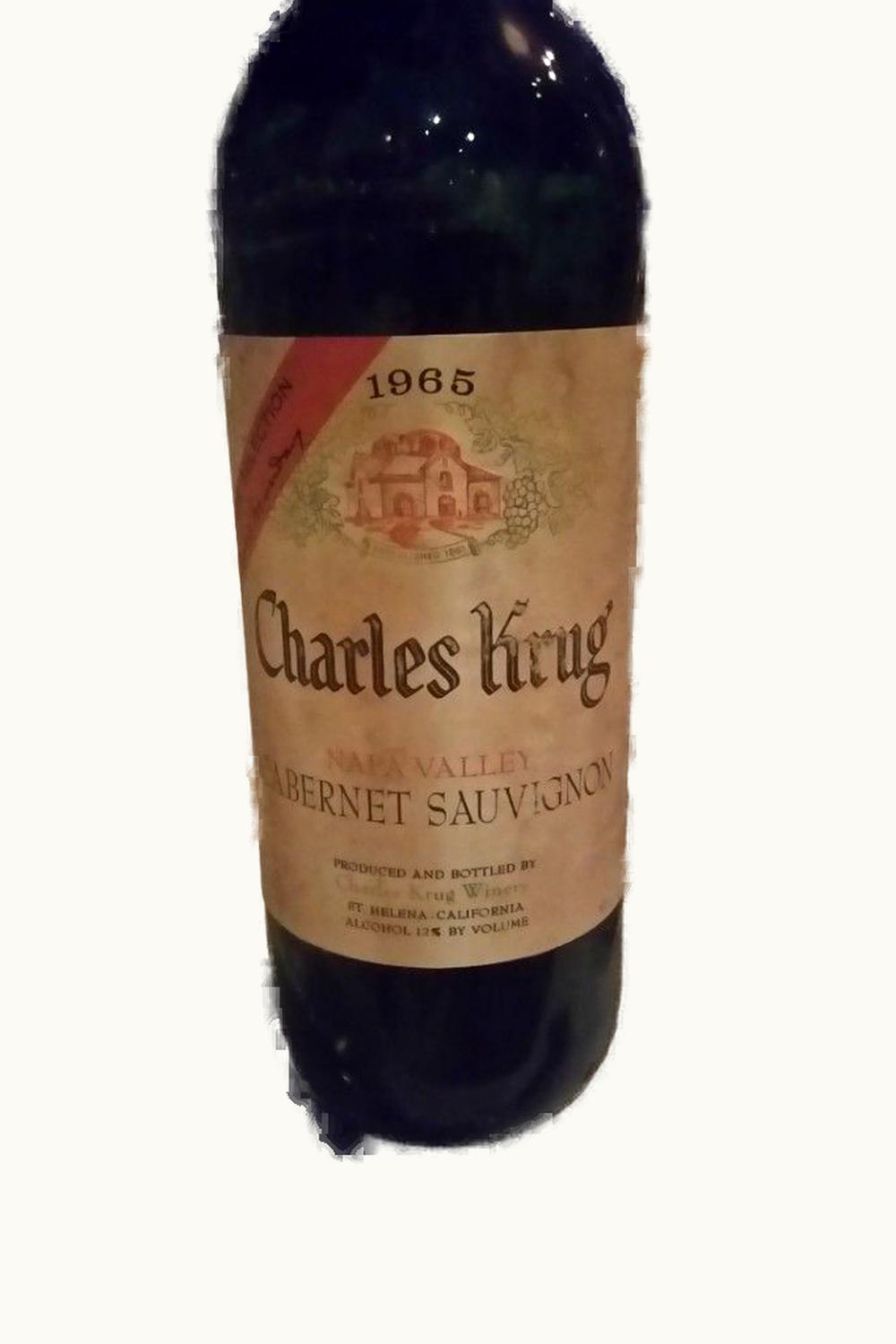 Charles Krug Peter Mondavi Family Cabernet Sauvignon, 1965