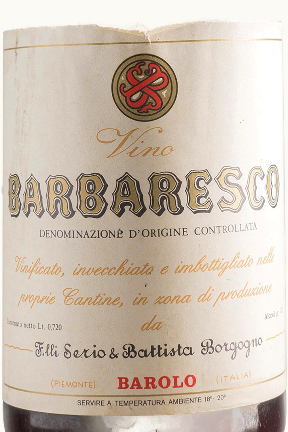 Giacomo Borgogno & Figli Barbaresco, 1965