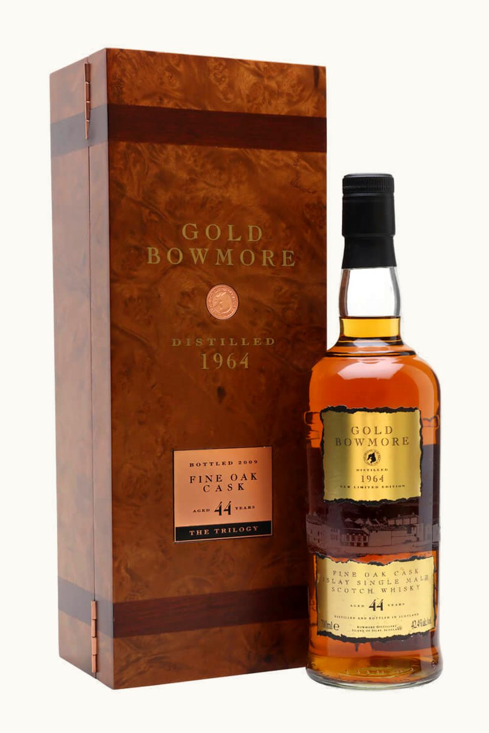 Bowmore Gold Fine Oak Cask 44 Year Old Single Malt Scotch, 1964
