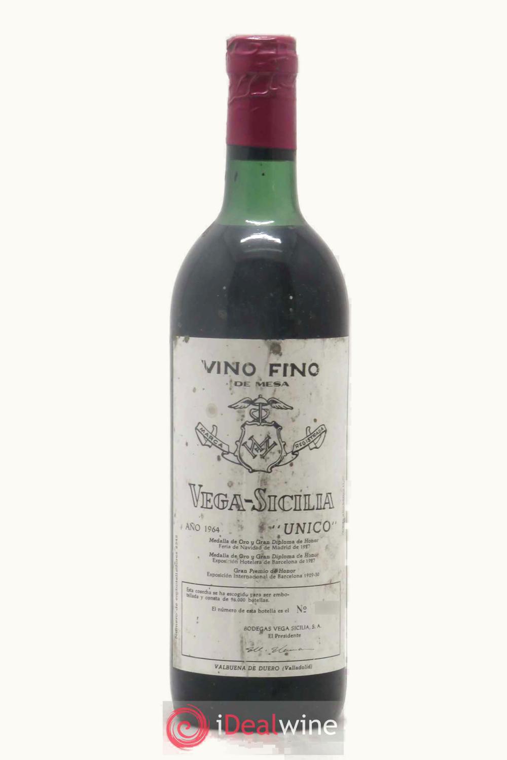 Vega Sicilia Unico Ribera del Duero, 1964