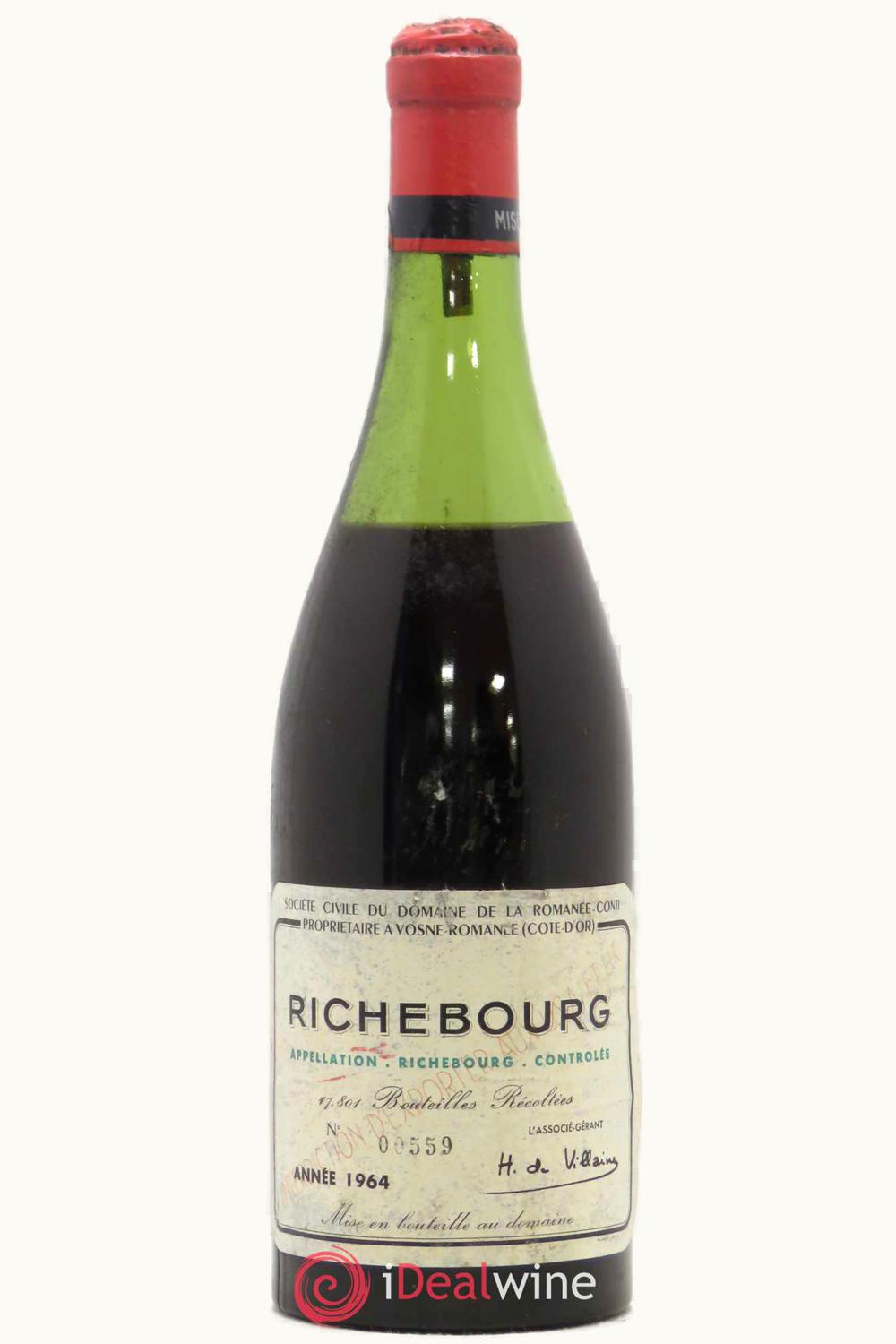 Domaine de la Romanée-Conti Domaine de la Romanée-Conti Richebourg Grand Cru Côte de Nuit, 1964
