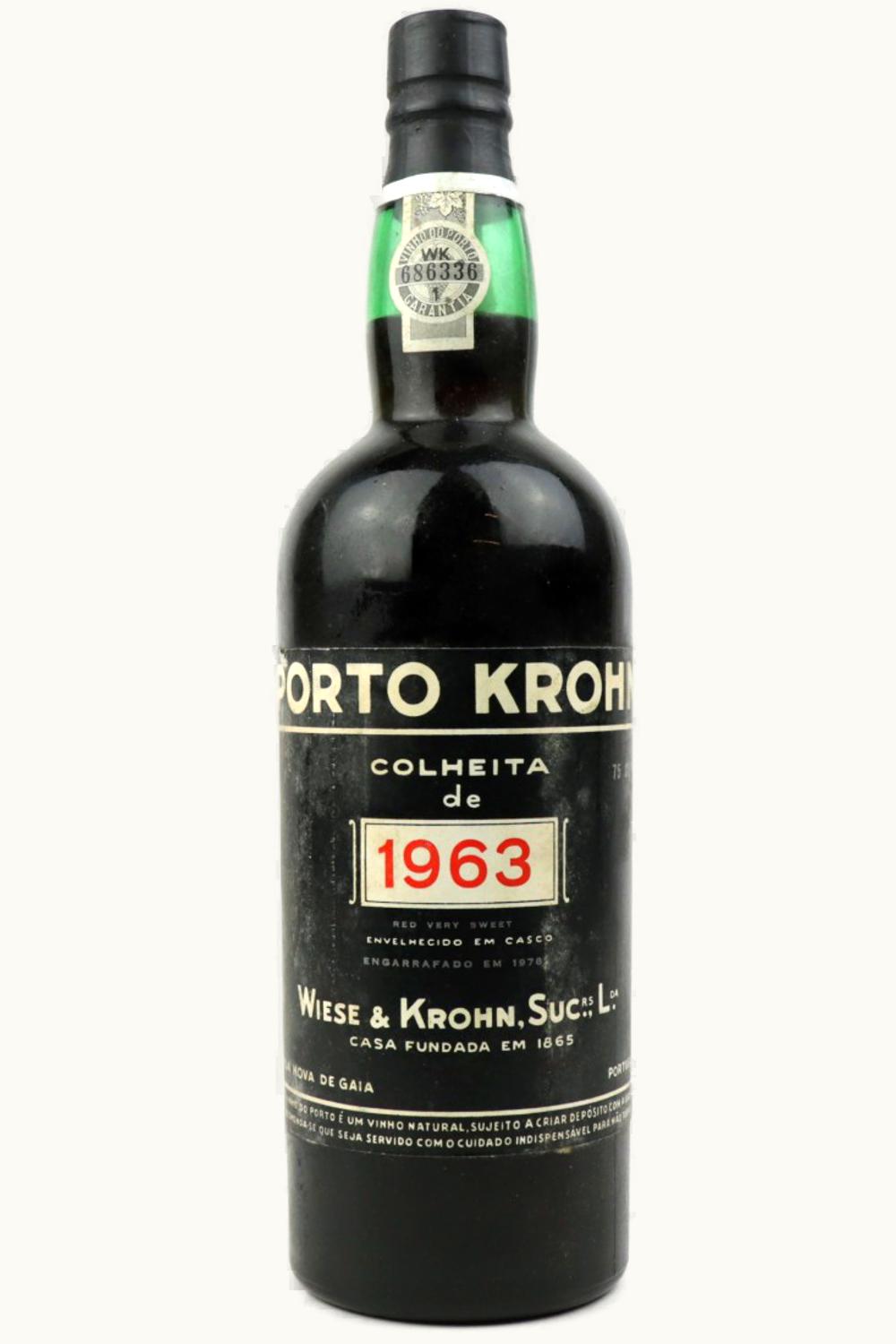 Wiese & Krohn Vintage Port, 1963